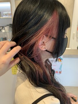 アズールサン 草加西口店(azule-sun) イヤリングカラー,ペールピンク,ケアブリーチ【草加】