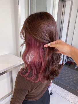 アライブ ハラジュク(ALIVE harajuku) 【ALIVE 】 ポイントで可愛いインナーカラー