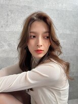 ビームズ トータルビューティー 西中島店(Bee ms Total Beauty)&nbsp;ゆるふわロングベージュカラーブリーチしない透明感カラー