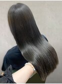 20代30代40代髪質改善黒髪ストレート艶感ロブヘアー