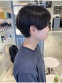 山田涼介風前下がりセンターパートダークアッシュ大人カラー