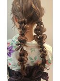 ツインアレンジ/浴衣ヘア