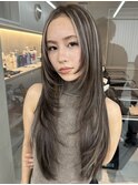ハイライトレイヤーカットダブルカラーイルミナカラー縮毛矯正