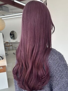 アム(am) ピンクラベンダーカラー/透明感/レイヤー