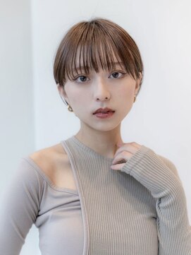ドリップ バイ ハバナ 原宿(driP. by HAVANA) 20代30代大人美人ショートボブ/小顔ショートヘア/マロンベージュ