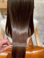 エミュー 大船店(emue)&nbsp;大船駅髪質改善カラー縮毛矯正艶カラートリートメントブラウン◆