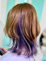マティーナ ヘアー 池袋(Matina hair)&nbsp;【ミルクティブラウン×パープル】池袋美容室