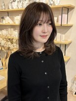 リト(riTo)&nbsp;20代30代ナチュラルブラウンくびれヘア韓国レイヤーロング