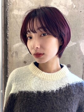 クラン バイ ヘッドライト 青葉台店(clan by HEADLIGHT) 大人可愛いショート/艶髪/明るい白髪染め