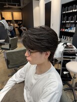 アロー 船橋店(AROH)&nbsp;MEN’S HAIR/サーフカール/刈り上げセンターパート/船橋