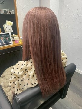 ベル バイ マグ 諏訪店(belle by Mag) 20代30代◎冬映えブリーチ×ミルクティーベージュ