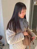 ファルファラ(farfara) 【farfara】艶髪/モカグレージュ/ロング/ストレート/髪質改善