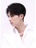 ニュアンスパーマ毛流れショート韓国センターパート