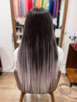 エクステンションシュシュ(Extension chou chou) グラデーション×ティンセル