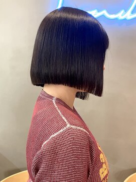 ロンドアジュール 横浜(Lond azur) 丸みショートボブ/レイヤー/20代30代40代50代/顔周りカット
