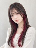 シエル 大名店(CIEL)&nbsp;ワインレッドインナー×ロングレイヤー
