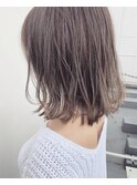 ミルクティーベージュ×レイヤーロブ【アフロート小笠原剛】