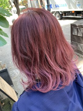 アオゾラヘアーナ ミキザカ アンド パレード(AOZORA HAIR namikizaka＆parade) ラベンダーピンクグラデーション