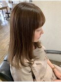 透け感カラー