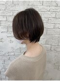 くびれショート_ミルクティベージュ_イルミナカラー池袋1112