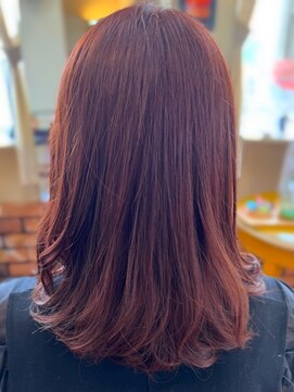 アスク美容室(ask) ピンク系カラー