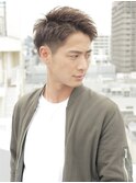 短髪ツーブロックグレージュカラーグレーベージュ_41213
