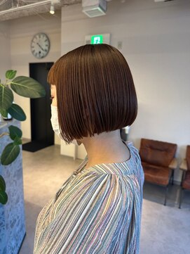 マッシュ チャヤマチ(MASHU chayamachi) カットラインにこだわったボブ