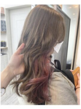 ナンバー 天王寺(NUMBER) ◆イヤリングカラー/ピンクベージュ/TOKIOトリートメント