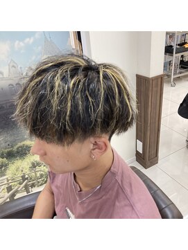 アールモンドヘア新世界 ♯メンズハイライト