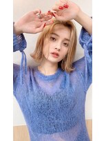 サンド 鹿児島中央(sand)&nbsp;黒髪/グレーベージュ/レイヤーロング/前髪パーマ[鹿児島駅]