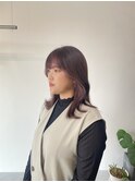 【箕面 石橋 桜井】ピンクラベンダー　インナーカラー