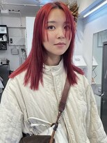 アンダーカレント(undercurrent)&nbsp;レッドカラー デザインカラー ブリーチ