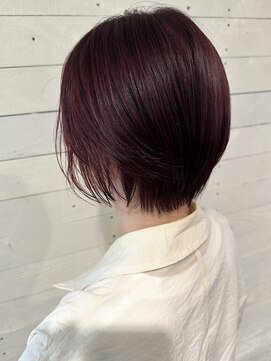 ルノン フィージュ(LUNON fieju) コンパクトショート/ピンク/ピンクパープル/耳掛けショート