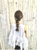 ブライダル等ロケーション撮影用のヘアーセットメイク