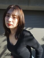 キユ(qiyu)&nbsp;大人可愛いフェイスレイヤー/グレージュ/小顔カット[広島八丁堀]