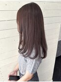 ラベンダーグレージュ/内巻きワンカール/ロング/髪質改善