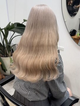 ドットハリス(.Hallis) ハイトーン/ミルクティーベージュ/髪質改善