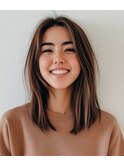 大人重めロング【松戸#五香#白髪染め#カラー#髪質改善】