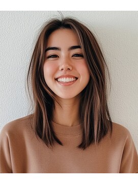 ルシードスタイル アウラ 松戸市五香(LUCIDO STYLE Aura) 大人重めロング【松戸#五香#白髪染め#カラー#髪質改善】