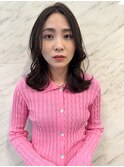 ● THOiRY女性らしい柔らかヘア似合わせ小顔ゆる巻きロング