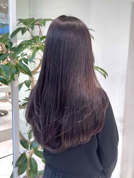 ザックギンザ(ZACC ginza) ラベンダーグレージュ/ロングレイヤー/暗髪/縮毛矯正/髪質改善