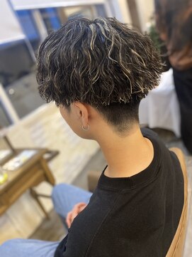 ルモ ヘアー 泉佐野ベイエリア店(Lumo hair) ツイストスパイラルパーマ×メッシュハイライト☆
