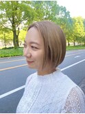 BOTANIUMU”林　ブロンドベージュ×ミニボブ☆