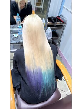 テクライズ 豊橋店(TECHRISE) ハイトーンエンドカラー