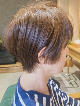 スガミ(sugami)の写真/髪の状態に合わせた薬剤を使用しているから白髪ぼかしも◎艶感のある上品な仕上がりが叶う♪