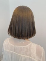 【WISTERIA】ナチュラルワンカールボブ20代30代アッシュベージュ