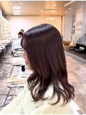 大人可愛い20代30代40代カラー/ミディアム/宮崎