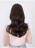 くびれヘア顔周りレイヤー韓国ヘア美髪ロング_ba516152
