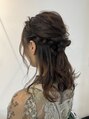 クワイア 川崎店(0choir)&nbsp;ヘアセットも気軽にお申し付けください♪#アレンジ#ハーフアップ