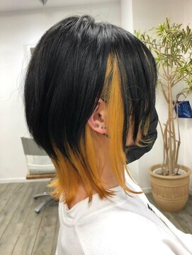 ハイレート ウニクス川越店(Hairate) 【Hairate本川越】ウルフ×インナーイエロー